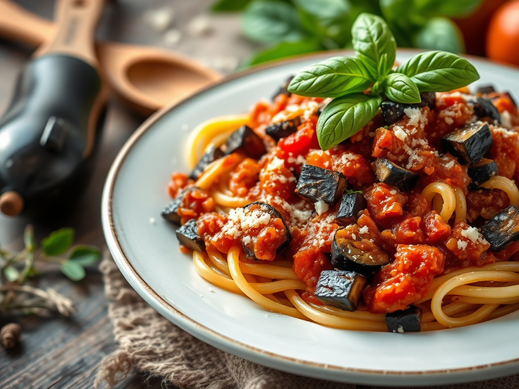 Pasta Norma: A Delicious Eggplant Spaghetti Sauce